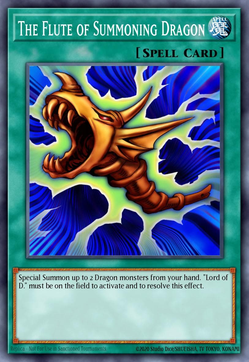 The Flute of Summoning Dragon Duelist Pack: Battle City card