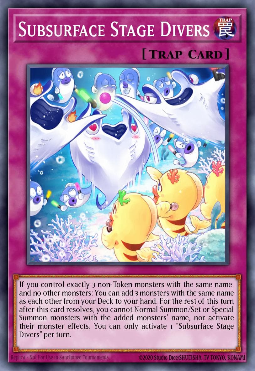 Subsurface Stage Divers 2019 Gold Sarcophagus Tin Mega Pack card