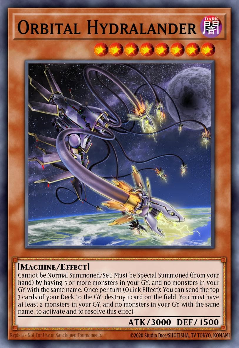 Orbital Hydralander Code of the Duelist Special Edition card