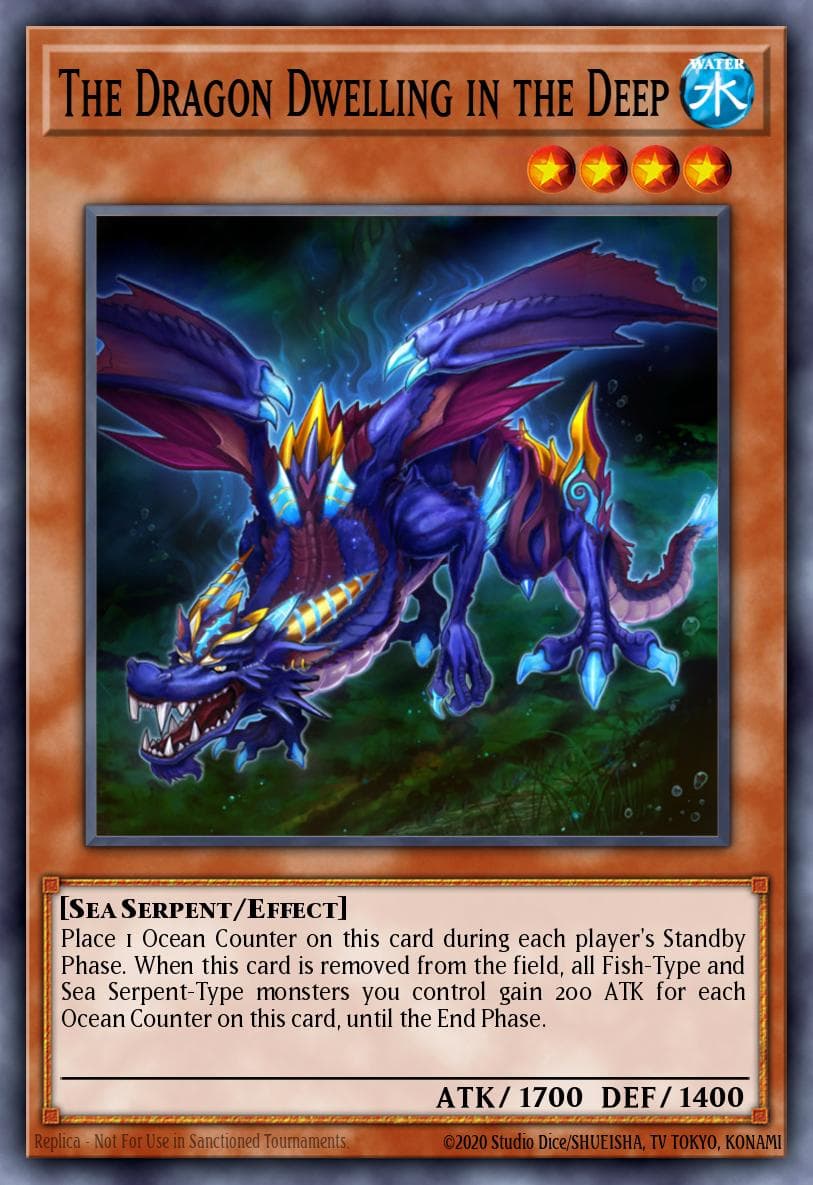 The Dragon Dwelling in the Deep Absolute Powerforce: Special Edition card