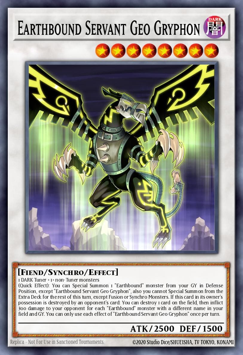Earthbound Servant Geo Gryphon Maze of Millennia card