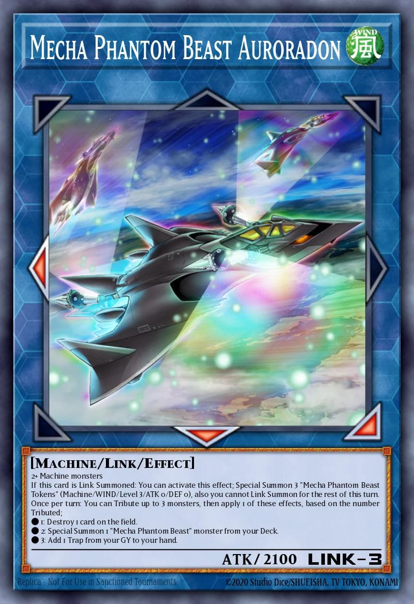 Mecha Phantom Beast Auroradon Duel Overload card