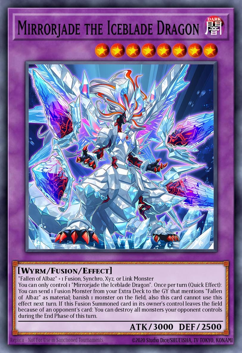 Mirrorjade the Iceblade Dragon Battles of Legend: Terminal Revenge card