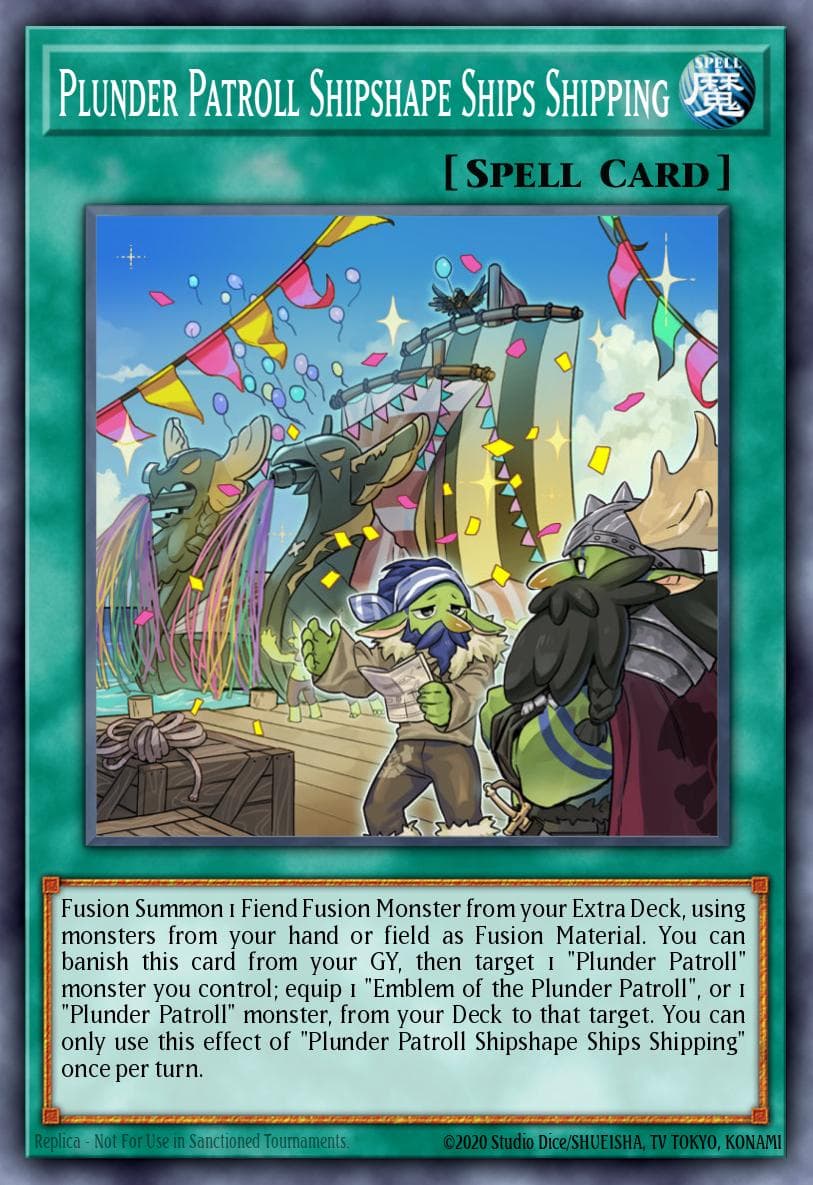 Plunder Patroll Shipshape Ships Shipping Eternity Code Premiere! promotional card card