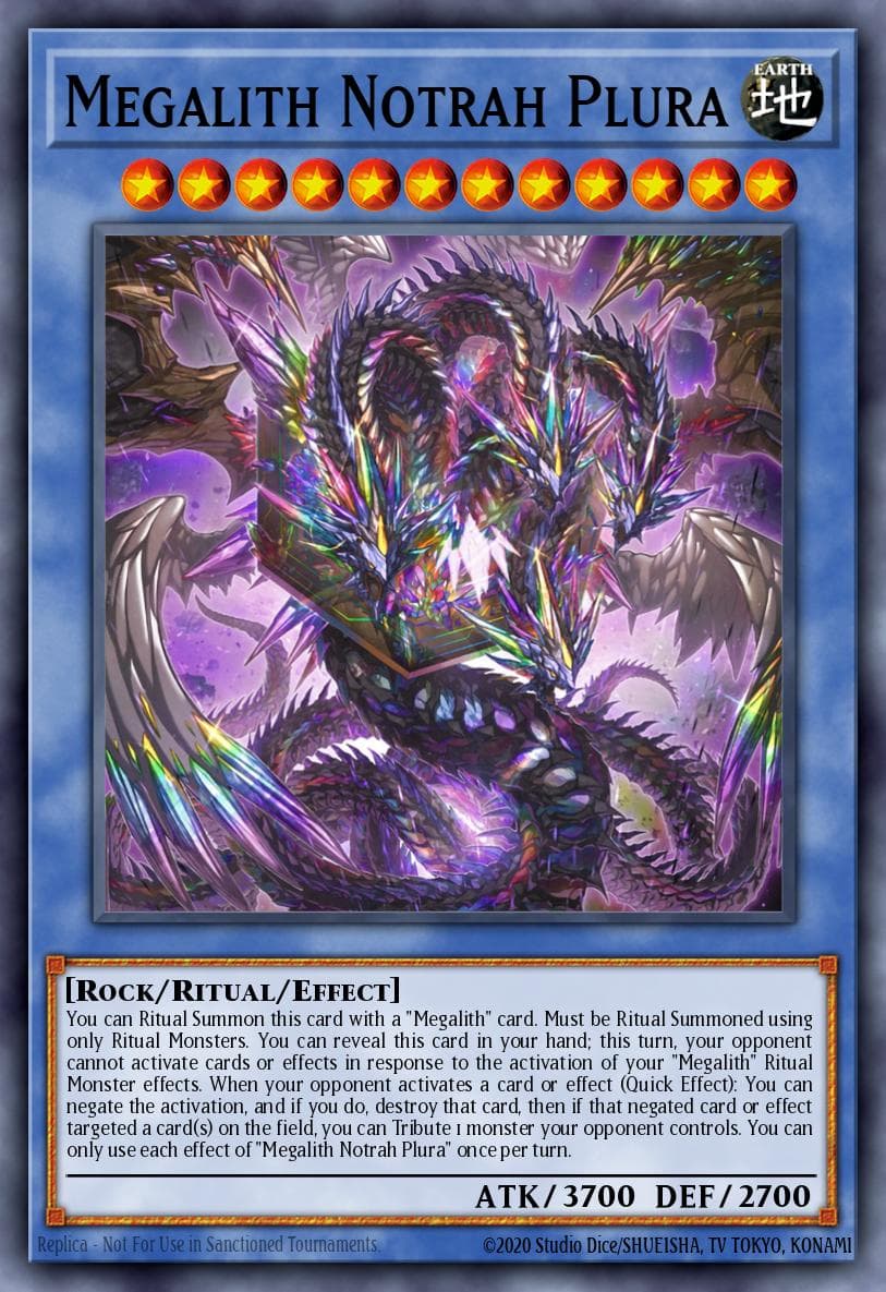 Megalith Notrah Plura Doom of Dimensions card