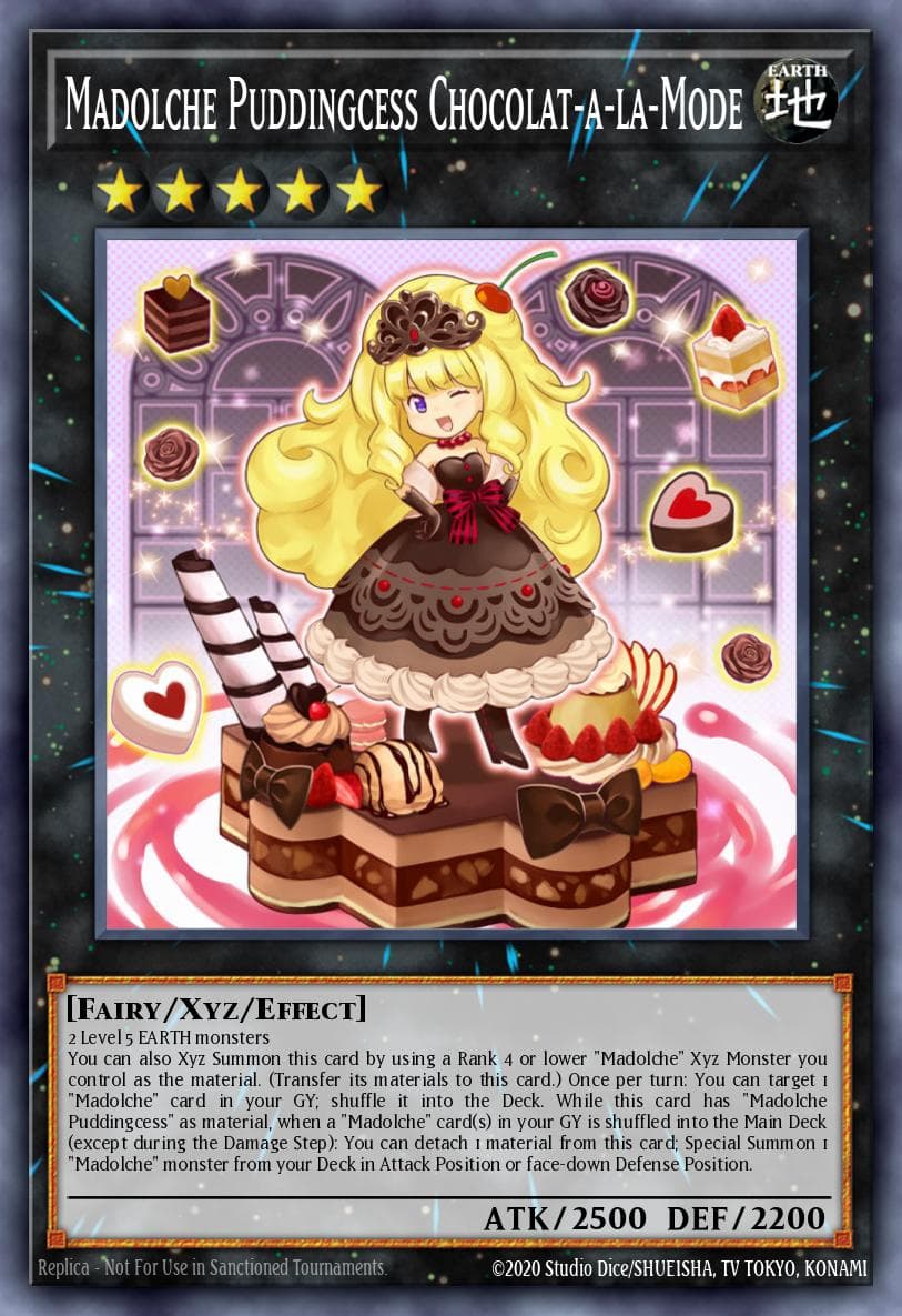 Madolche Puddingcess Chocolat-a-la-Mode Duel Overload card