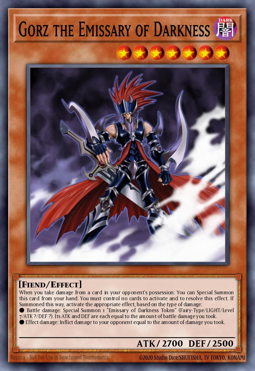 Gorz the Emissary of Darkness Premium Gold: Return of the Bling card