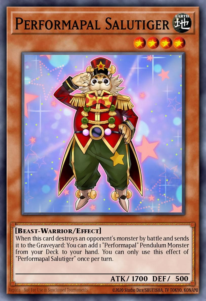 Performapal Salutiger Clash of Rebellions: Special Edition card