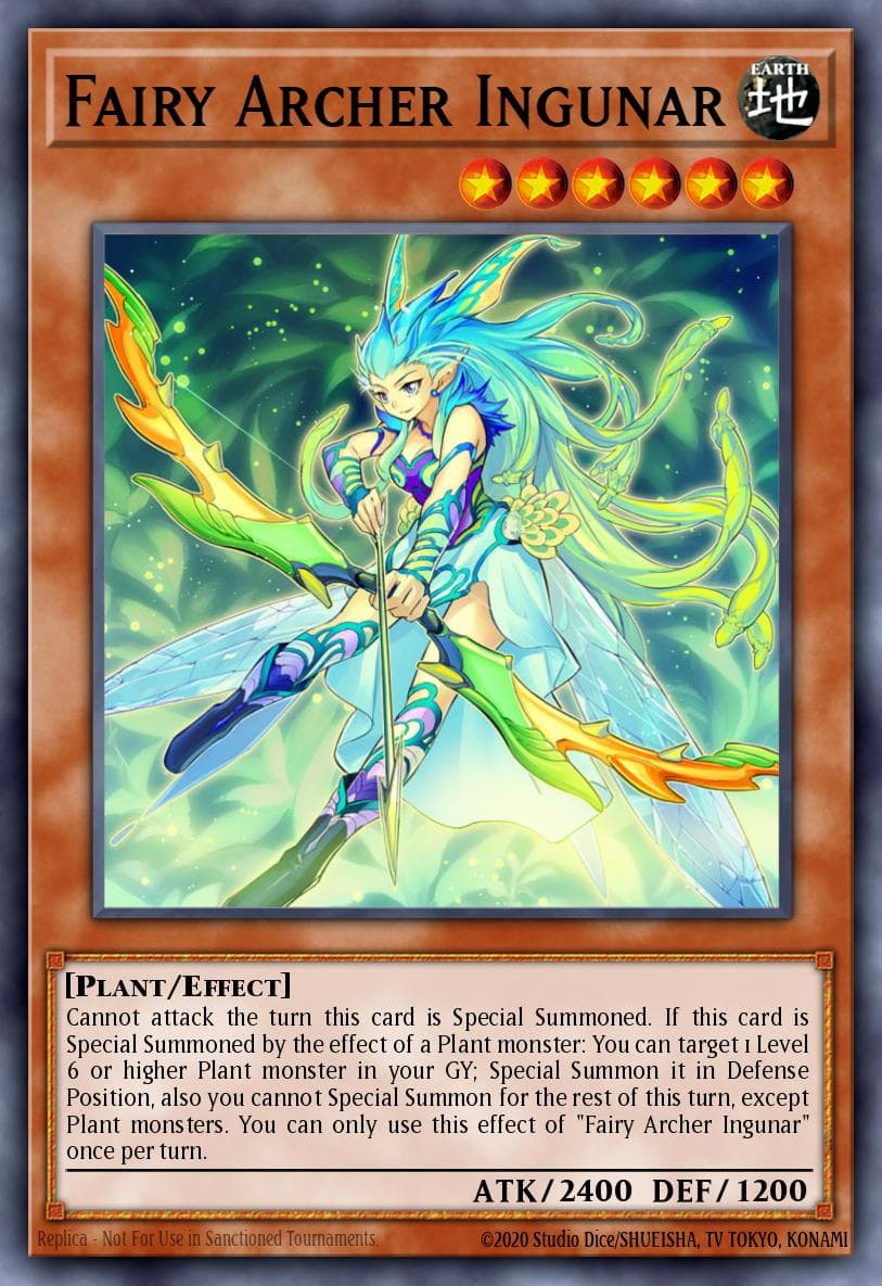 Fairy Archer Ingunar 2022 Tin of the Pharaoh's Gods card