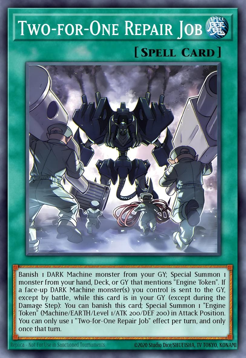 Two-for-One Repair Job Battles of Legend: Monster Mayhem card
