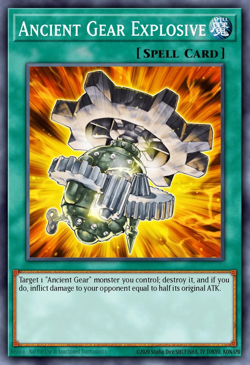 Ancient Gear Explosive Structure Deck: Machine Re-Volt card