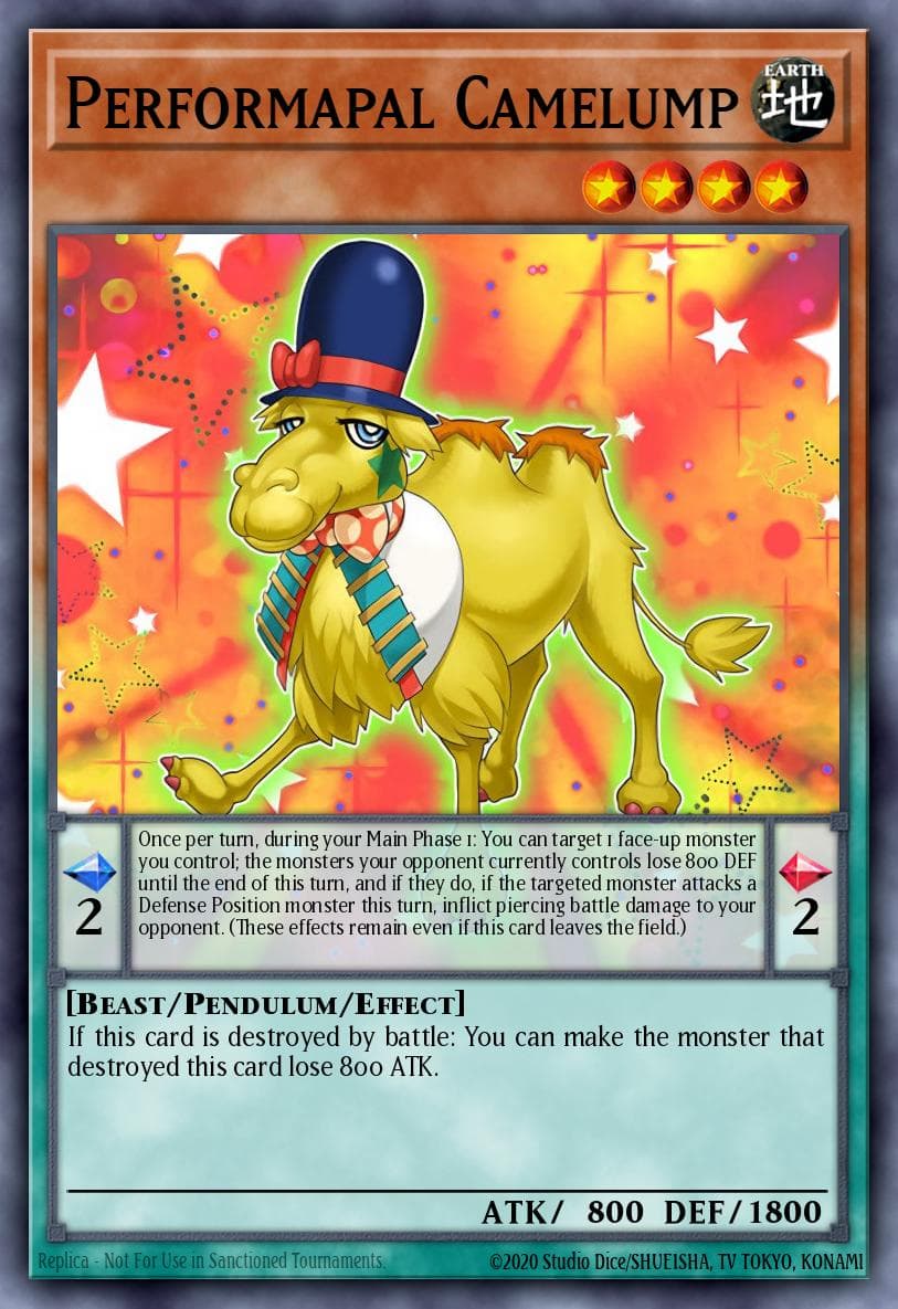 Performapal Camelump Clash of Rebellions: Special Edition card