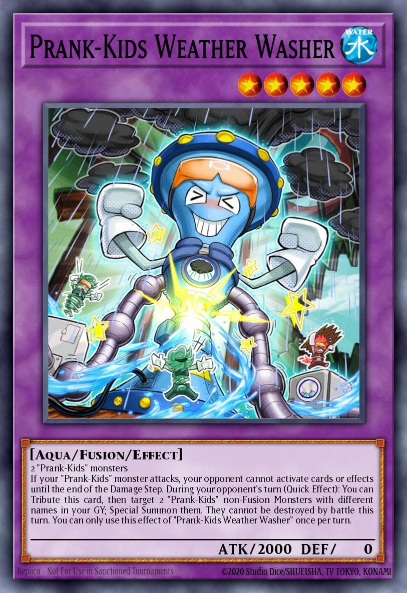 Prank-Kids Weather Washer Maximum Gold: El Dorado card
