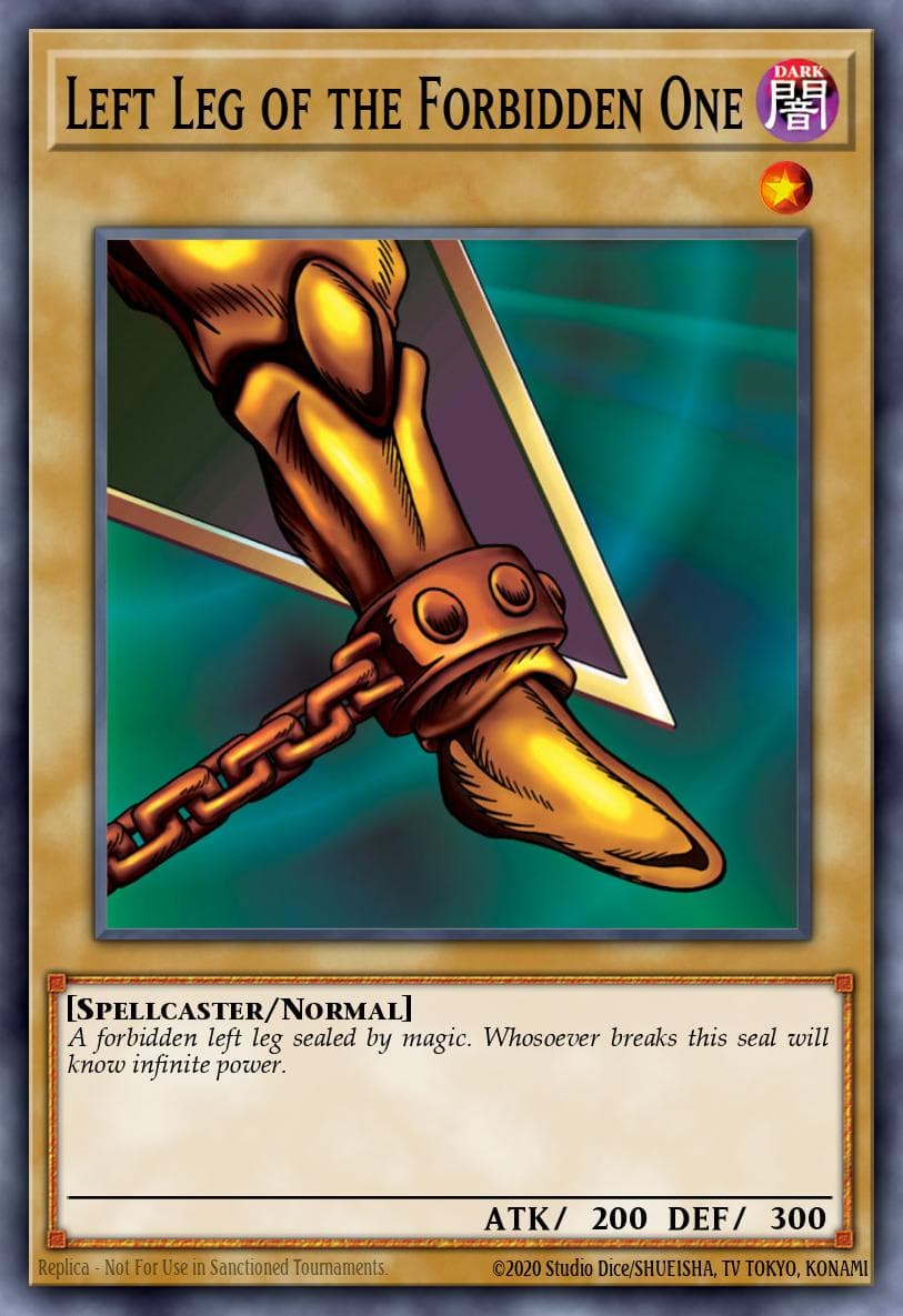 Left Leg of the Forbidden One Legendary Decks II card