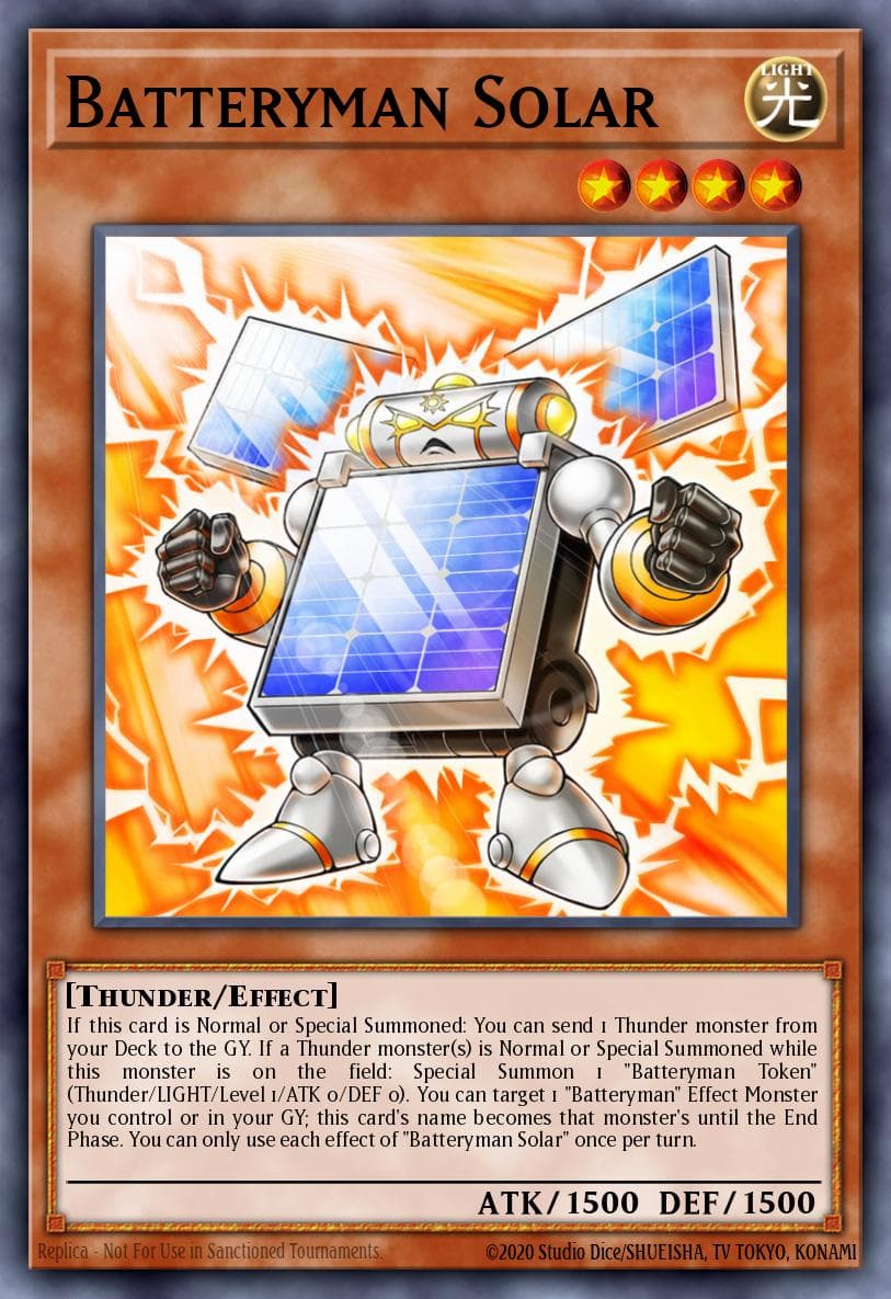 Batteryman Solar Flames of Destruction Special Edition card