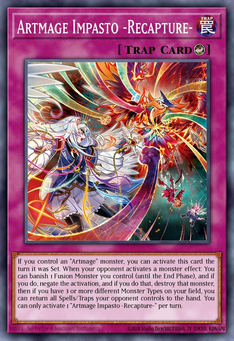 Artmage Impasto -Recapture- Blazing Dominion card