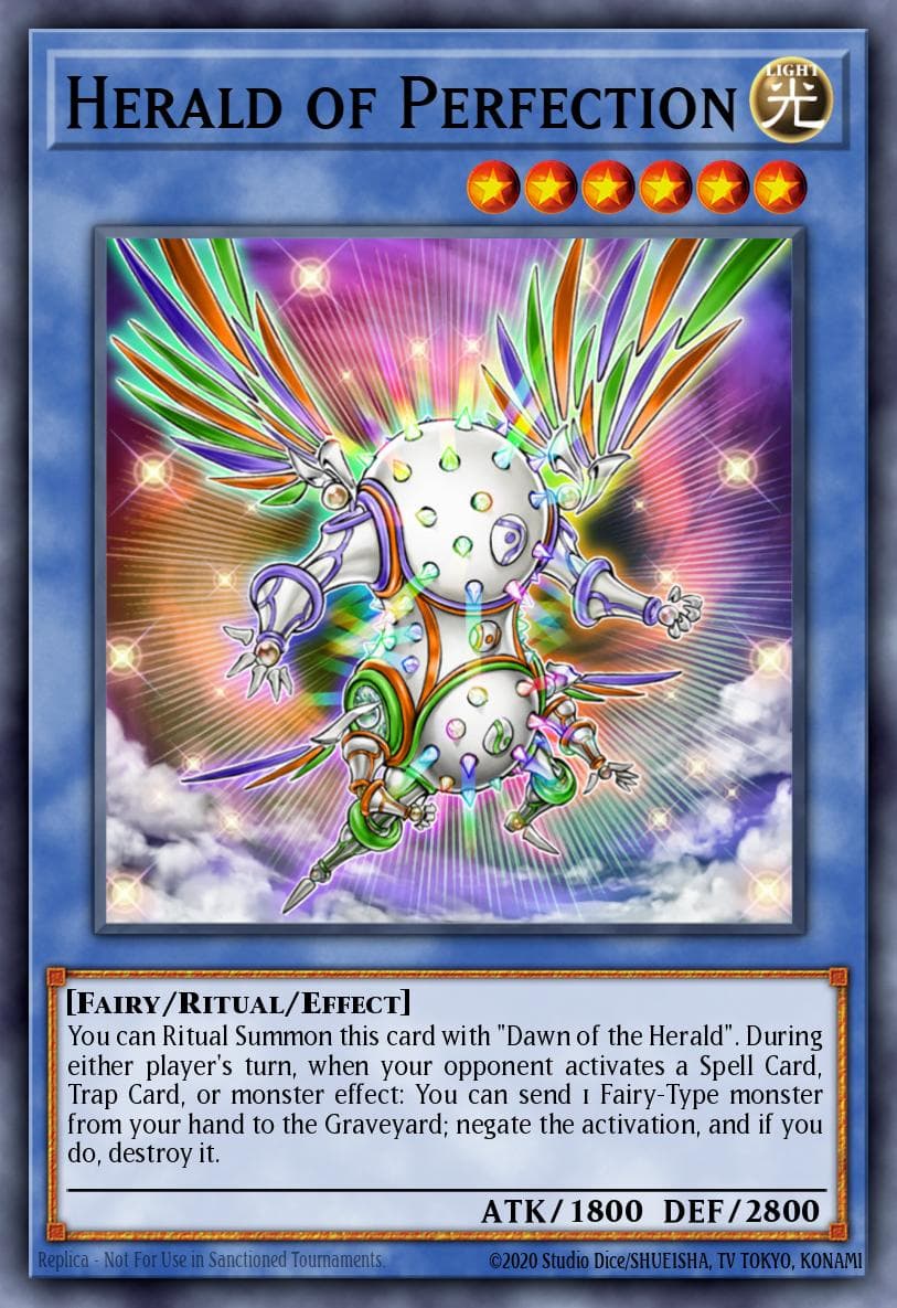 Herald of Perfection Premium Gold: Return of the Bling card