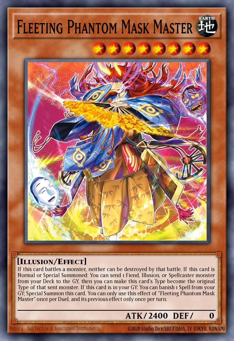 Fleeting Phantom Mask Master Blazing Dominion card