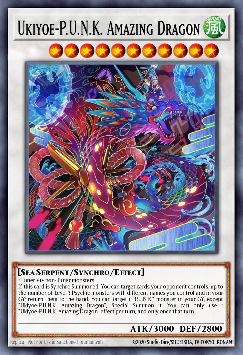 Ukiyoe-P.U.N.K. Amazing Dragon Battles of Legend: Monstrous Revenge card