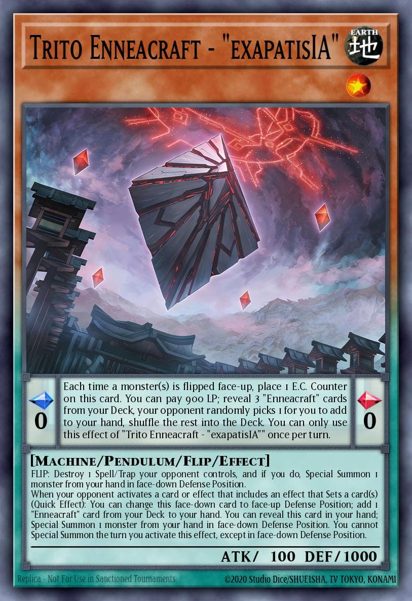 Trito Enneacraft - "exapatisIA" Blazing Dominion card