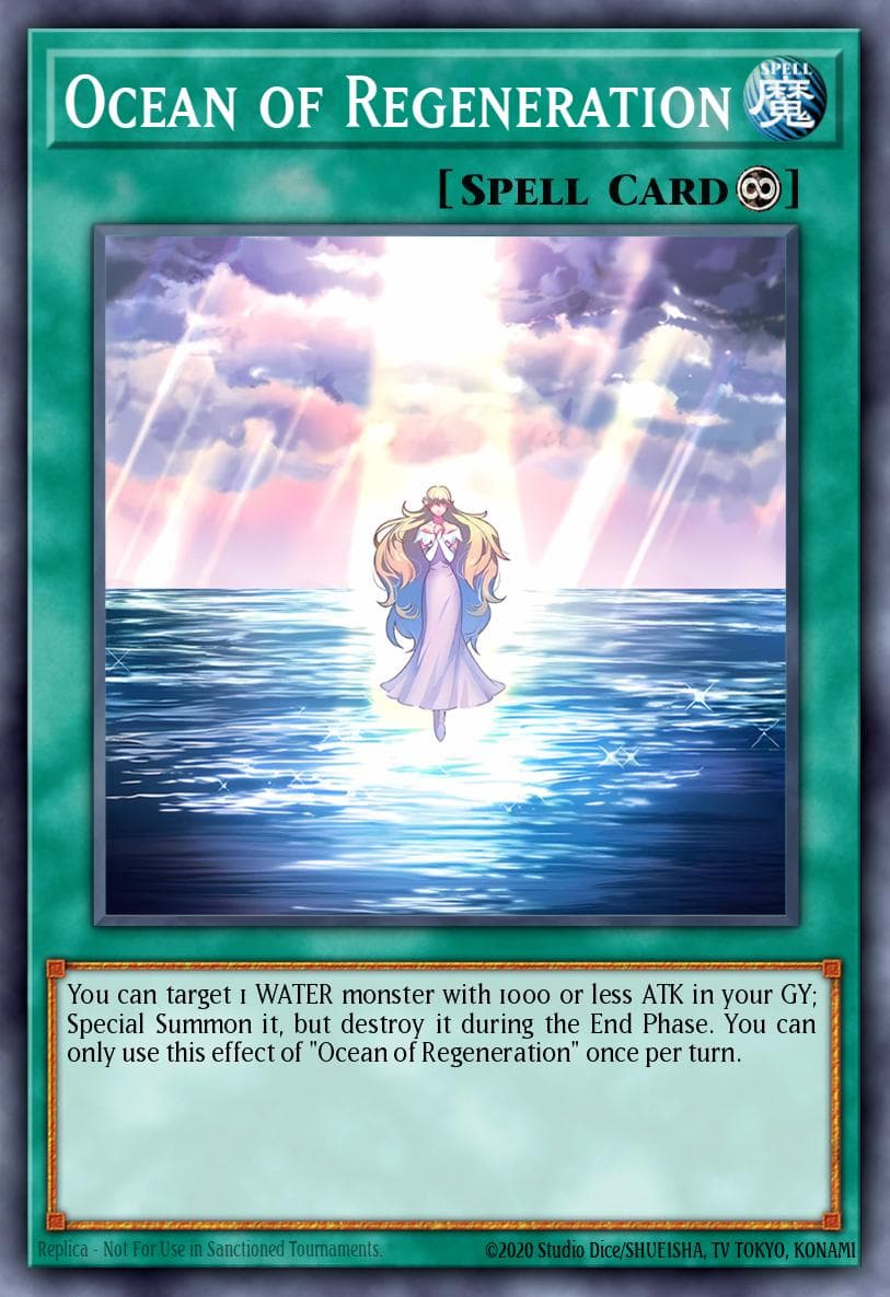 Ocean of Regeneration Maze of the Master card
