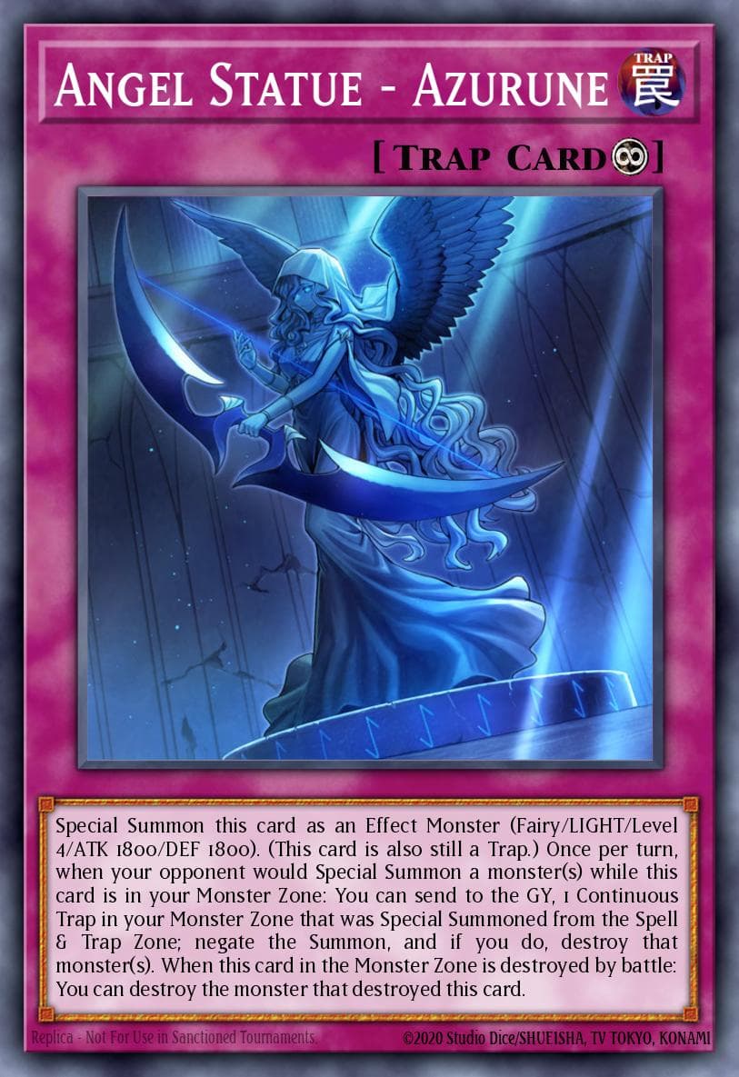 Angel Statue - Azurune 2022 Tin of the Pharaoh's Gods card