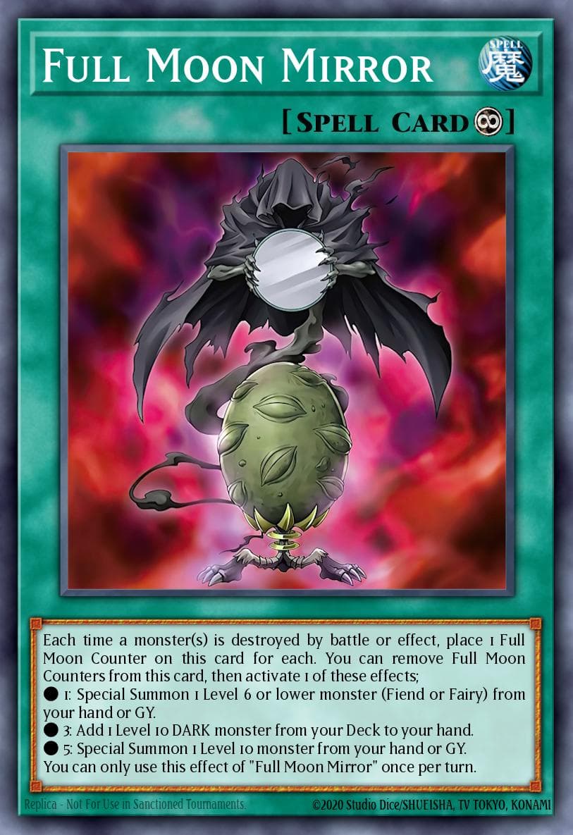 Full Moon Mirror 遊戲王 card