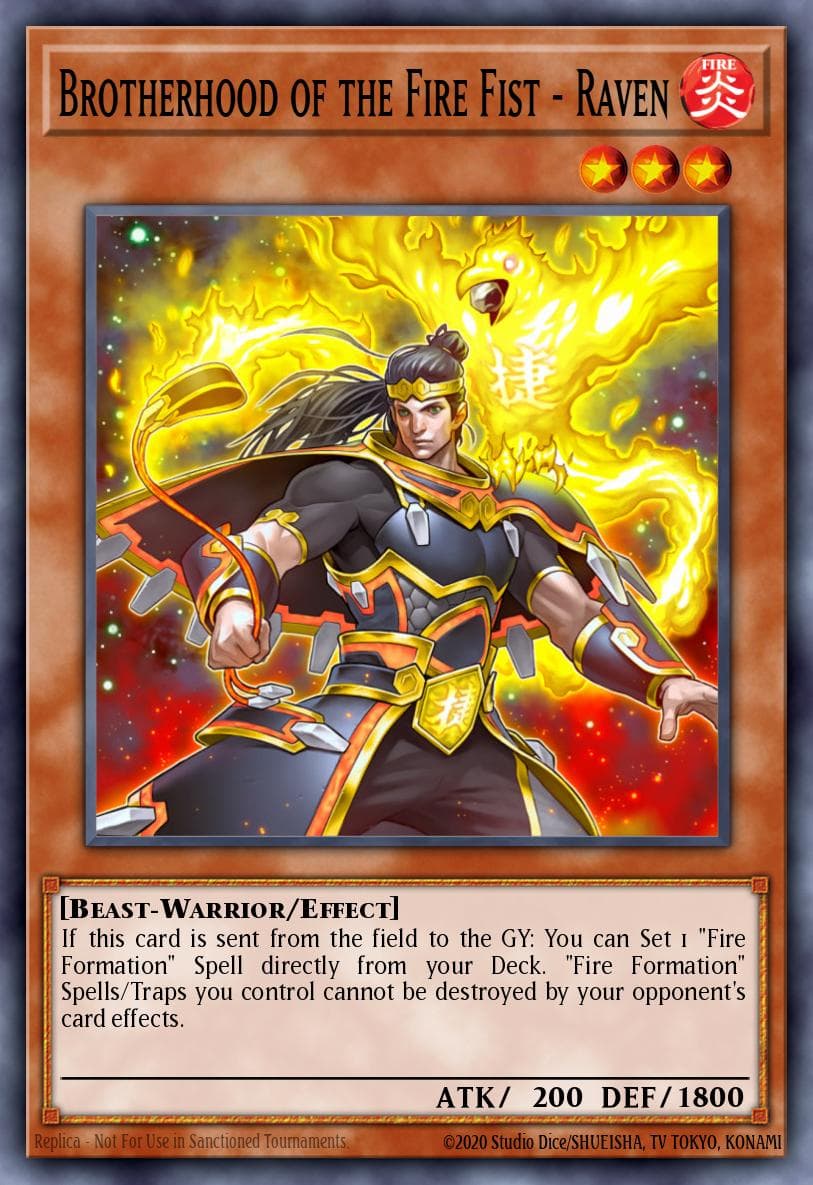 Brotherhood of the Fire Fist - Raven Cosmo Blazer: Special Edition card