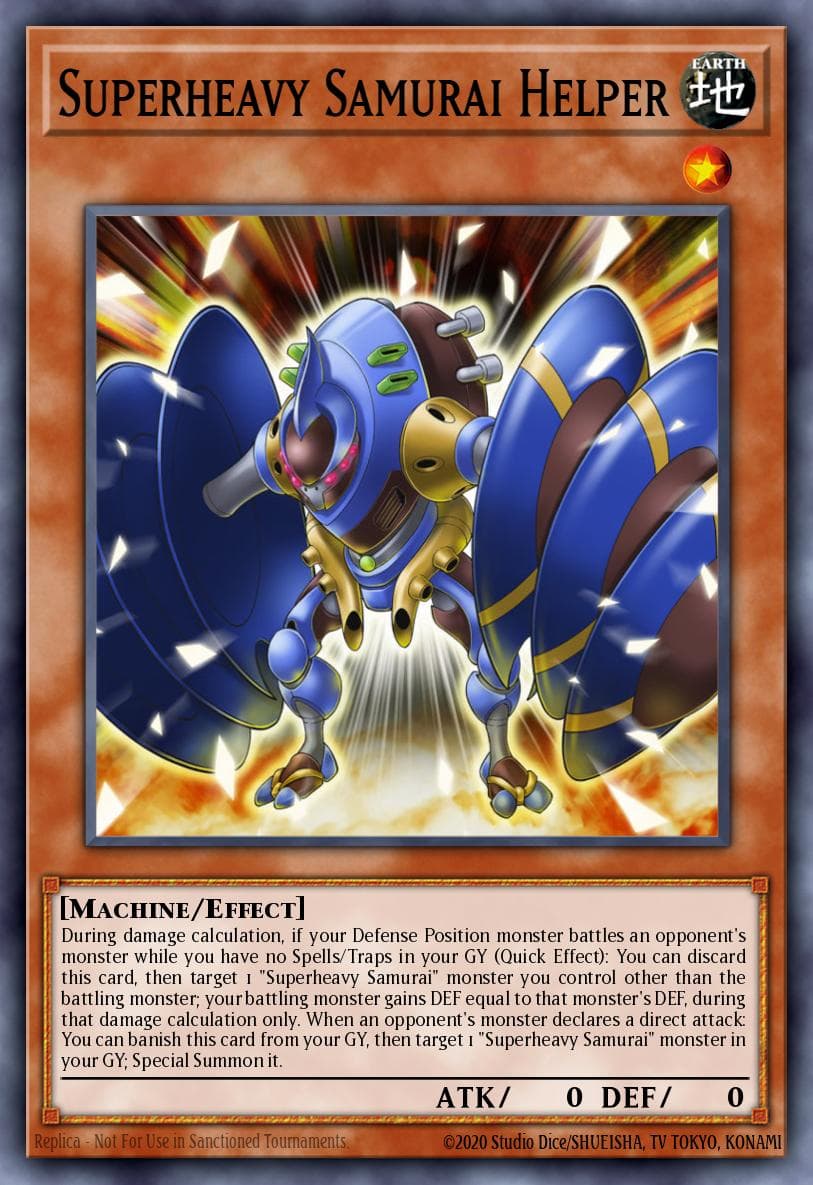 Superheavy Samurai Helper Battles of Legend: Light's Revenge card