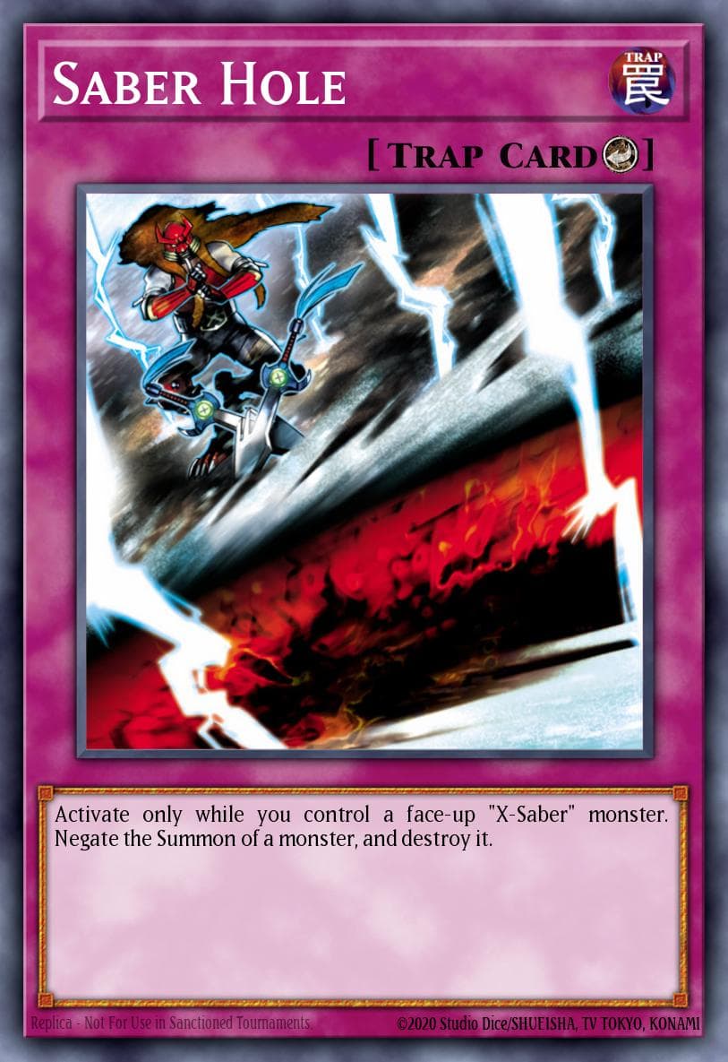 Saber Hole Absolute Powerforce: Special Edition card