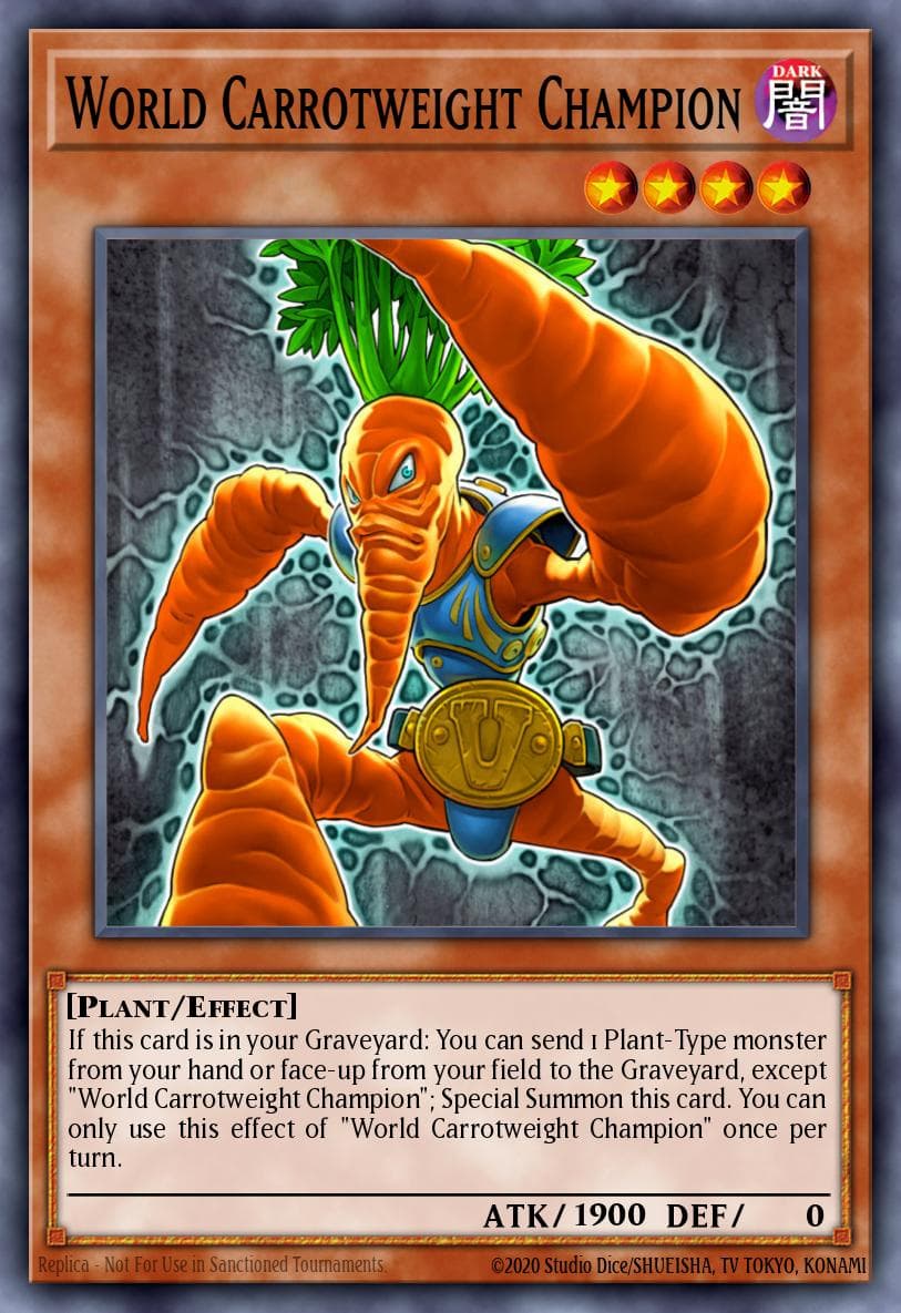 World Carrotweight Champion 2017 Mega-Tin Mega Pack card
