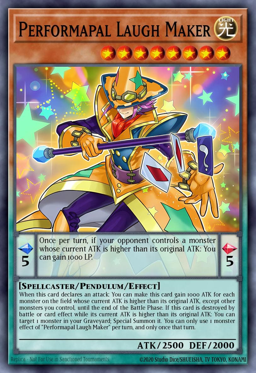 Performapal Laugh Maker Raging Tempest: Special Edition card