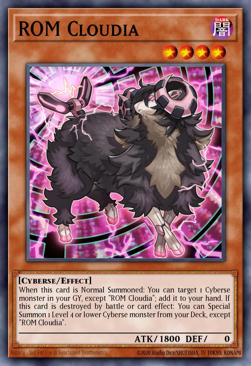 ROM Cloudia Structure Deck: Cyberse Link card
