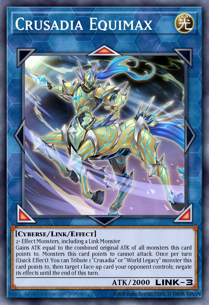 Crusadia Equimax 2019 Gold Sarcophagus Tin Mega Pack card