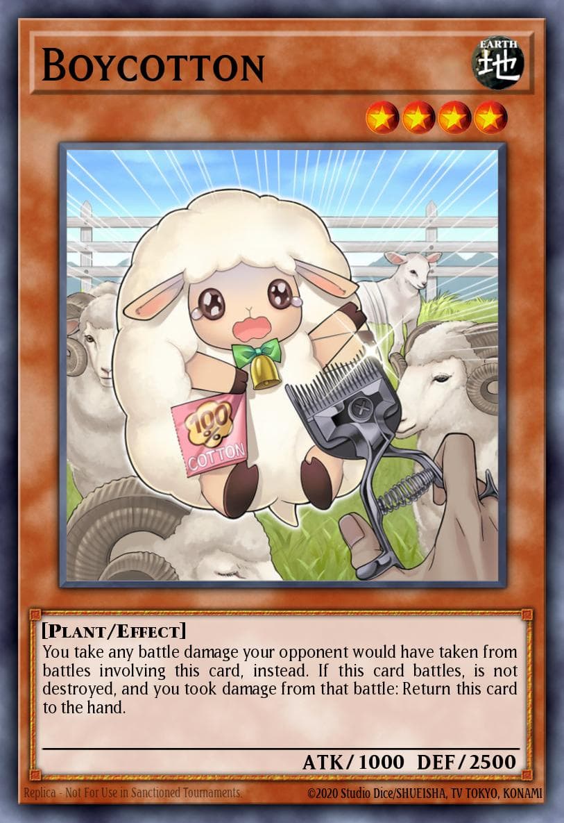 Boycotton Flames of Destruction Special Edition card