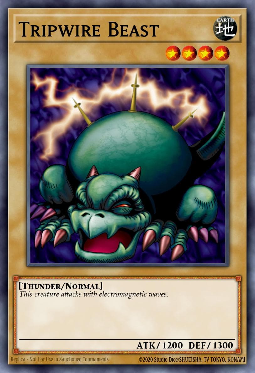 Tripwire Beast 游戏王 card