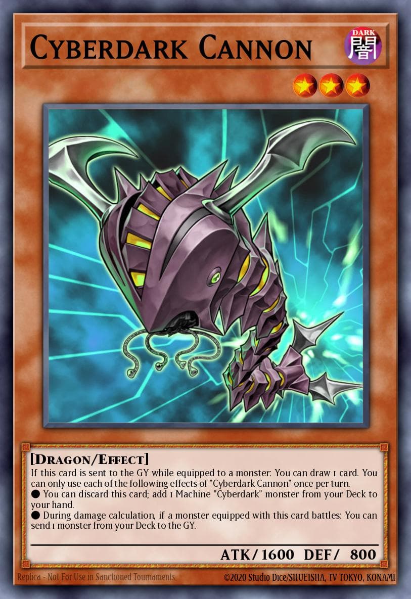 Cyberdark Cannon Structure Deck: Cyber Strike card