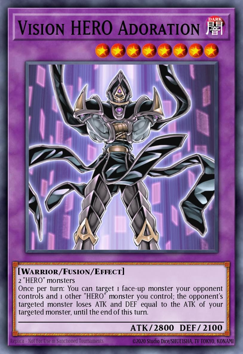 Vision HERO Adoration Generation Force: Special Edition card