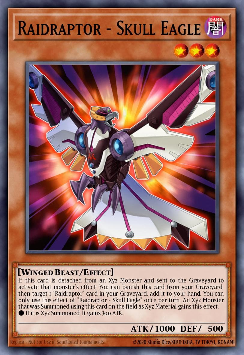 Raidraptor - Skull Eagle Dimension of Chaos: Special Edition card