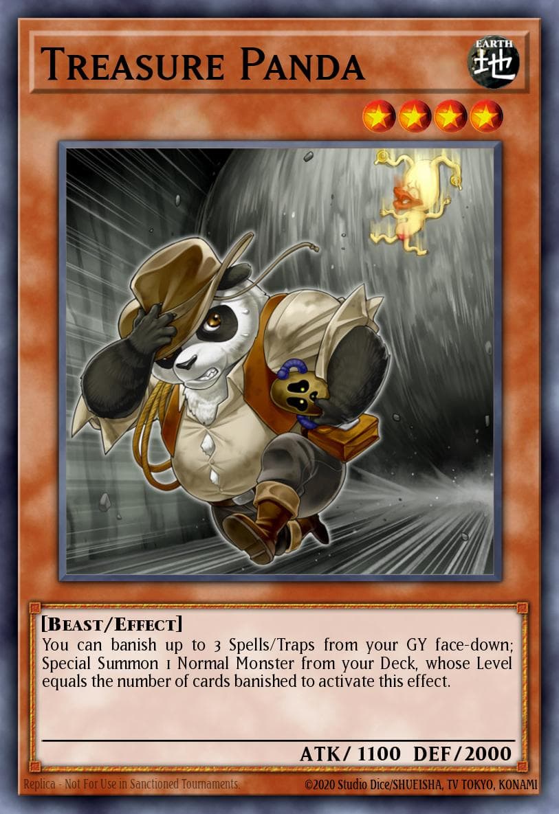 Treasure Panda Code of the Duelist Special Edition card