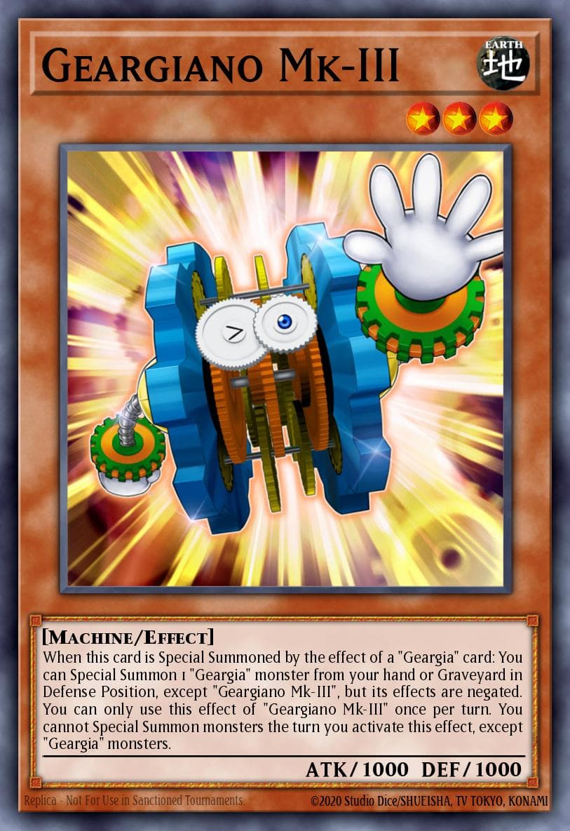 Geargiano Mk-III Geargia Rampage Structure Deck card