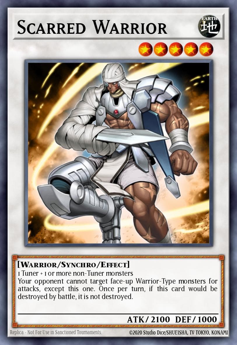 Scarred Warrior Premium Collection Tin card