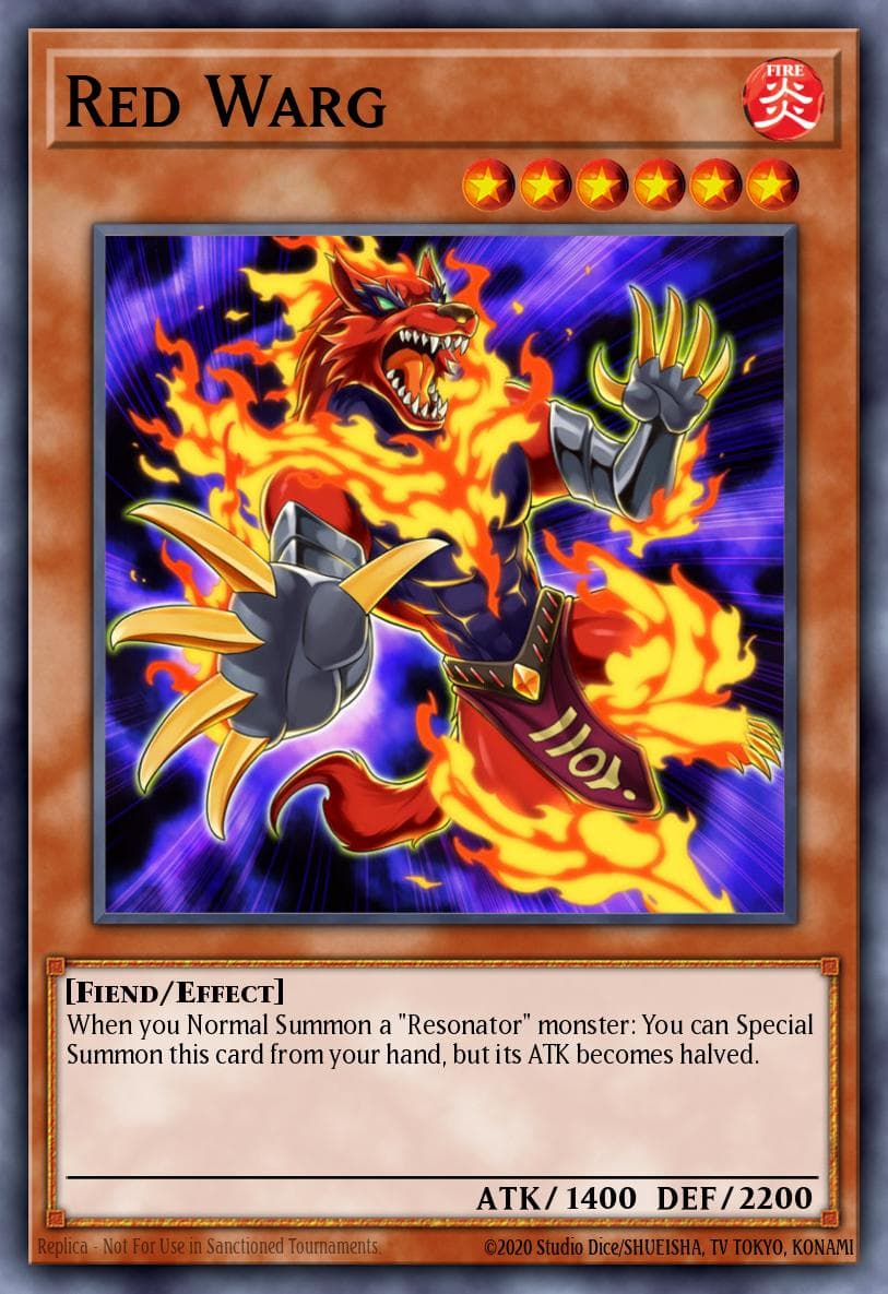 Red Warg Duelist Pack: Dimensional Guardians card