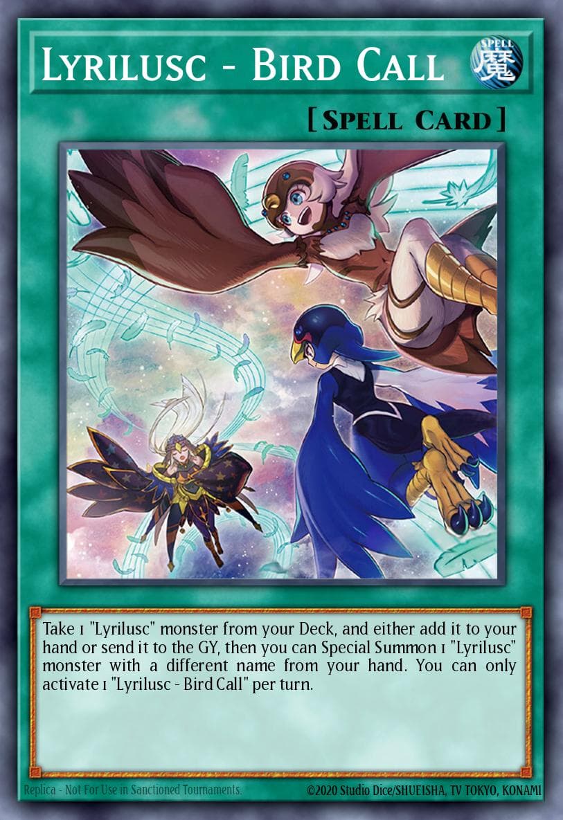 Lyrilusc - Bird Call Legendary Duelists: Synchro Storm card