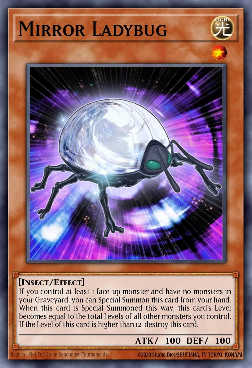 Mirror Ladybug Starstrike Blast Sneak Peek Participation Card card