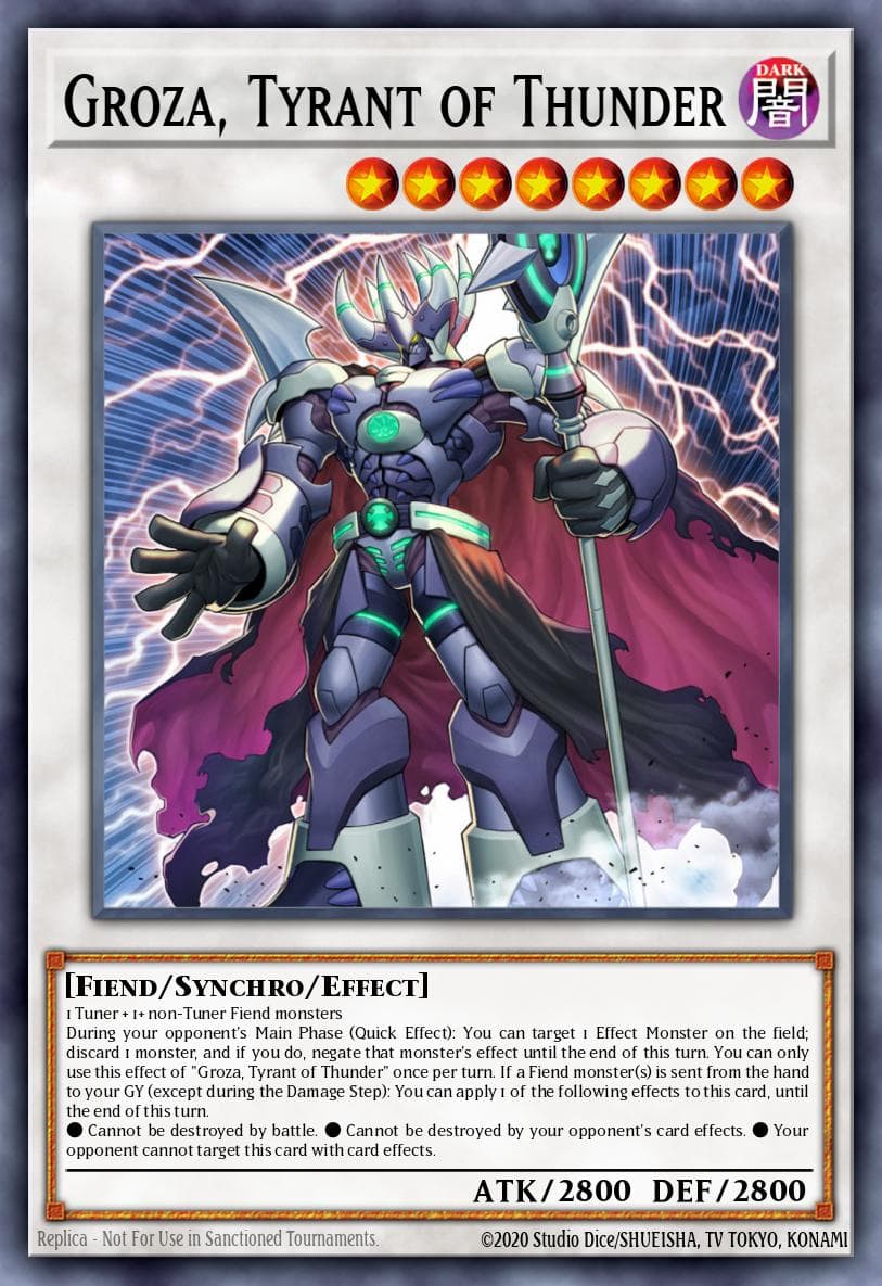 Groza, Tyrant of Thunder Battle of Chaos card