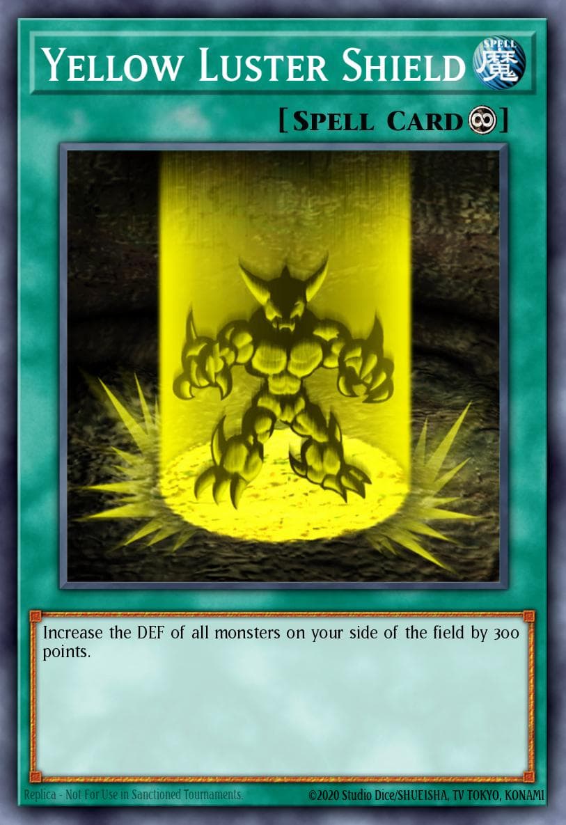 Yellow Luster Shield Dark Revelation Volume 2 card