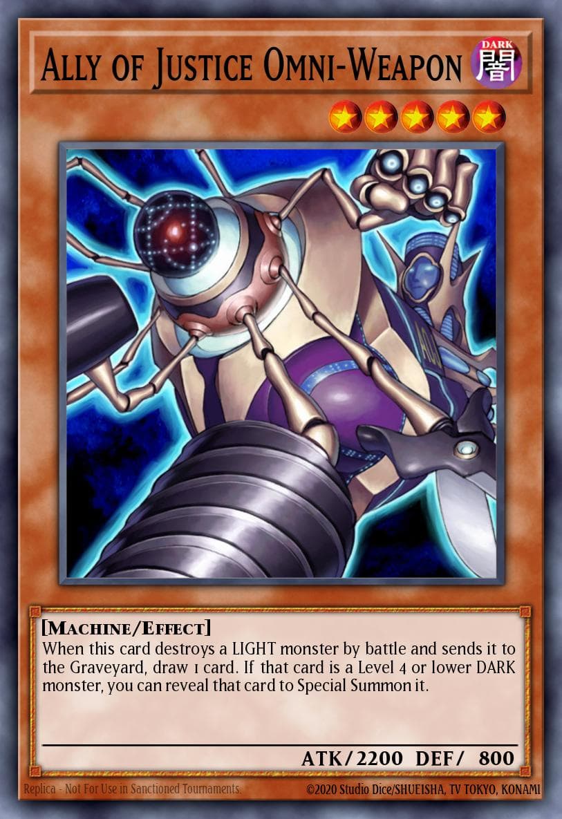 Ally of Justice Omni-Weapon Hidden Arsenal 3 card