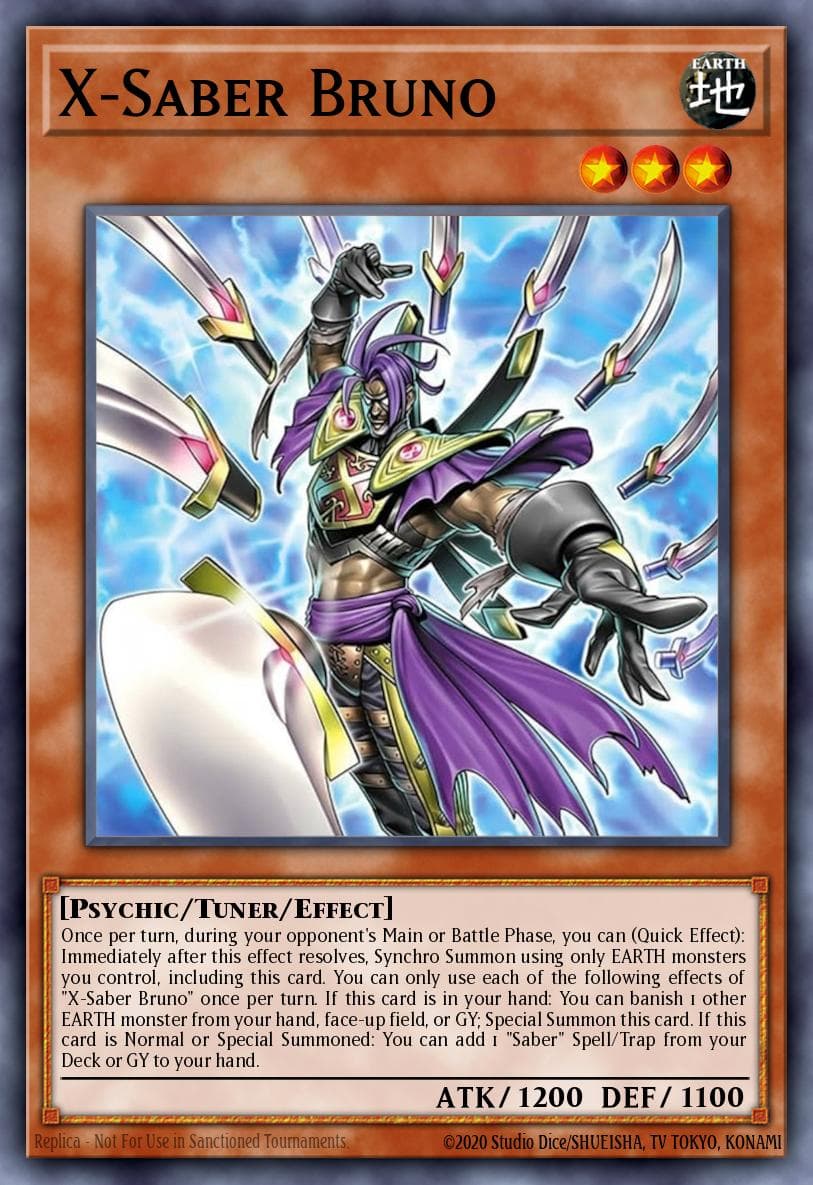 X-Saber Bruno Legendary Modern Decks 2026 card