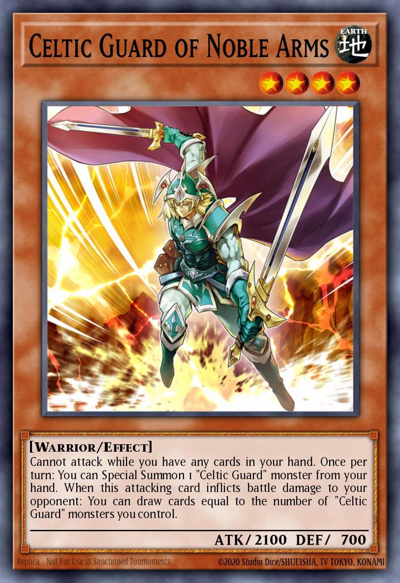 Celtic Guard of Noble Arms Yu-Gi-Oh! The Dark Side of Dimensions Movie Pack: Gold Edition card